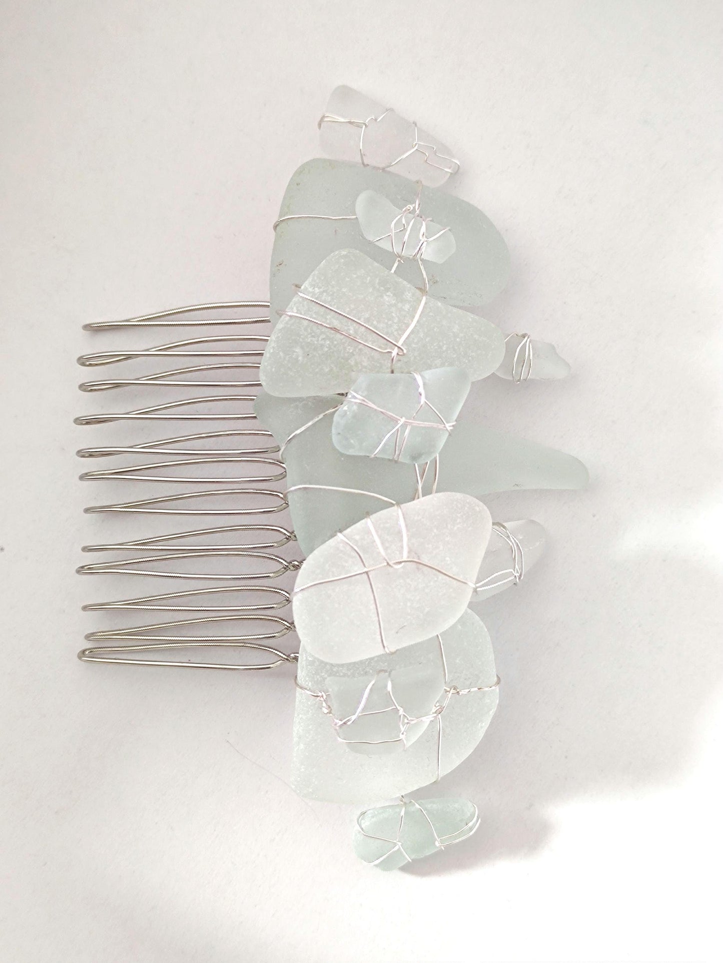 Sea Glass Hair Comb