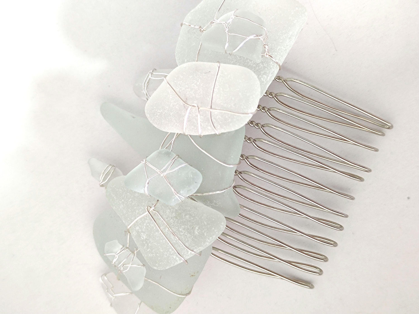 Sea Glass Hair Comb